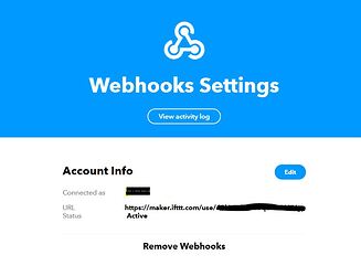 webhook setting